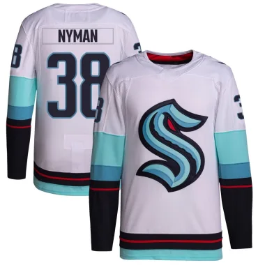 Authentic Jani Nyman White Seattle Kraken Away Primegreen Jersey - Youth