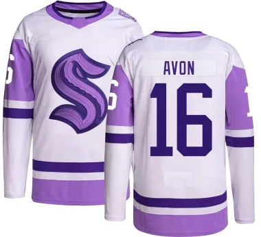 Authentic Jon-Randall Avon Seattle Kraken Hockey Fights Cancer Jersey - Youth