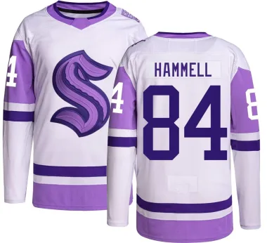 Authentic Kaden Hammell Seattle Kraken Hockey Fights Cancer Jersey - Youth