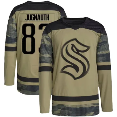 Authentic Tyson Jugnauth Camo Seattle Kraken Military Appreciation Team Practice Jersey - Men's