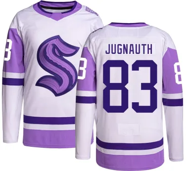 Authentic Tyson Jugnauth Seattle Kraken Hockey Fights Cancer Jersey - Men's