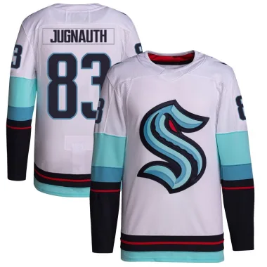 Authentic Tyson Jugnauth White Seattle Kraken Away Primegreen Jersey - Men's