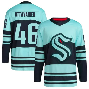 Authentic Ville Ottavainen Teal Seattle Kraken Reverse Retro 2.0 Jersey - Men's