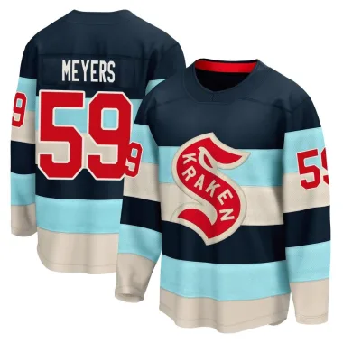 Breakaway Ben Meyers Blue Seattle Kraken Deep Sea 2024 Winter Classic Jersey - Men's
