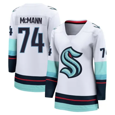 Breakaway Bobby McMann White Seattle Kraken Away Jersey - Women's