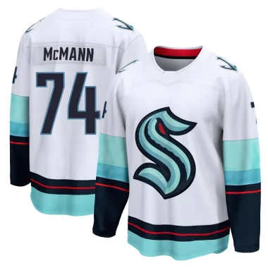 Breakaway Bobby McMann White Seattle Kraken Away Jersey - Youth