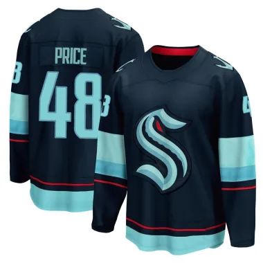 Breakaway Caden Price Navy Seattle Kraken Home Jersey - Men's
