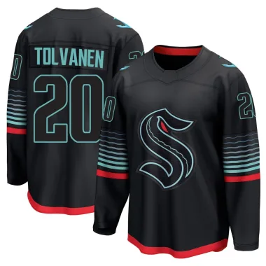 Breakaway Eeli Tolvanen Black Seattle Kraken Alternate Jersey - Men's