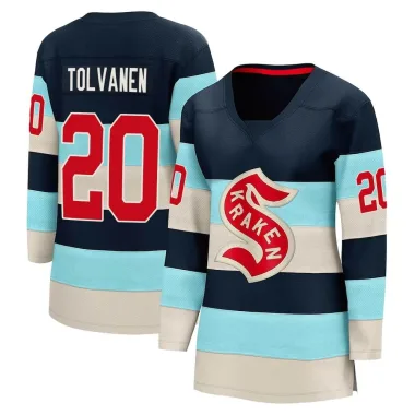 Breakaway Eeli Tolvanen Blue Seattle Kraken Deep Sea 2024 Winter Classic Jersey - Women's