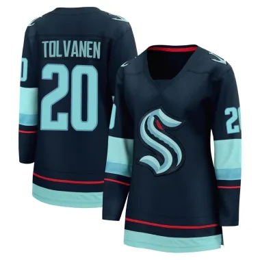 Breakaway Eeli Tolvanen Navy Seattle Kraken Home Jersey - Women's