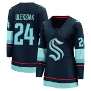 Breakaway Jamie Oleksiak Navy Seattle Kraken Home Jersey - Women's