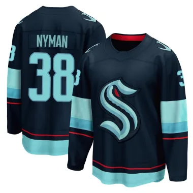 Breakaway Jani Nyman Navy Seattle Kraken Home Jersey - Men's