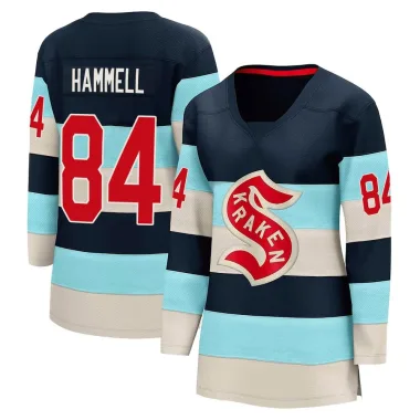 Breakaway Kaden Hammell Blue Seattle Kraken Deep Sea 2024 Winter Classic Jersey - Women's