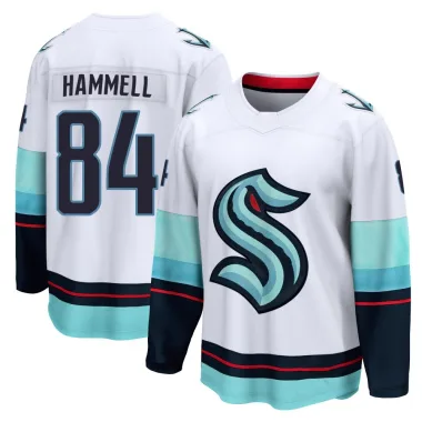Breakaway Kaden Hammell White Seattle Kraken Away Jersey - Men's