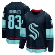 Breakaway Tyson Jugnauth Navy Seattle Kraken Home Jersey - Youth