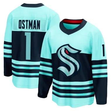 Breakaway Victor Ostman Teal Seattle Kraken Special Edition 2.0 Jersey - Youth