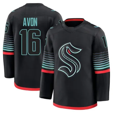 Premium Jon-Randall Avon Black Seattle Kraken Alternate Jersey - Men's