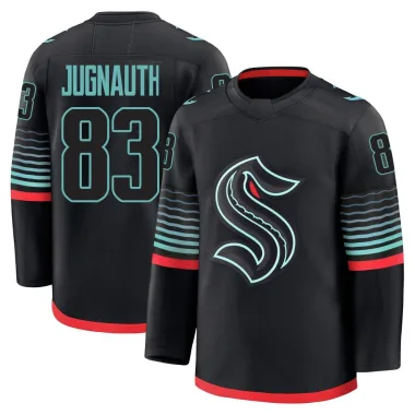 Premium Tyson Jugnauth Black Seattle Kraken Alternate Jersey - Men's